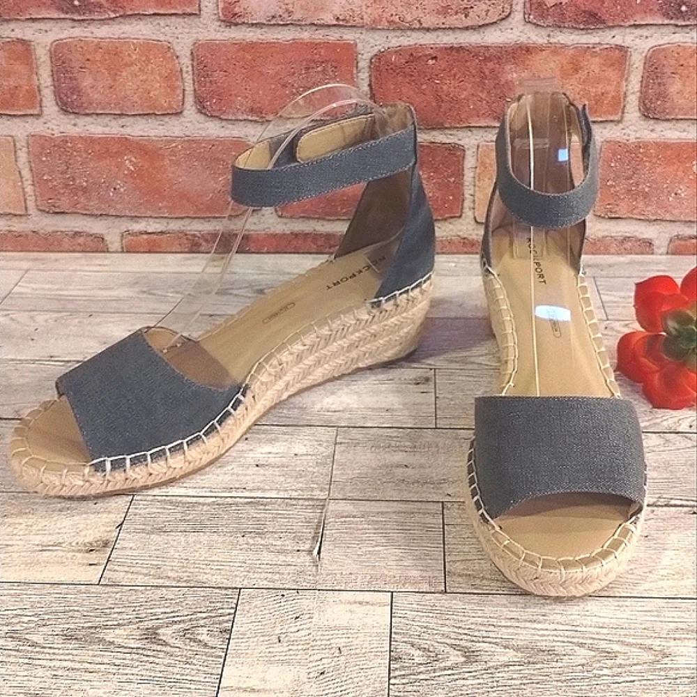 Rockport Espadrilles In Denim Size 8